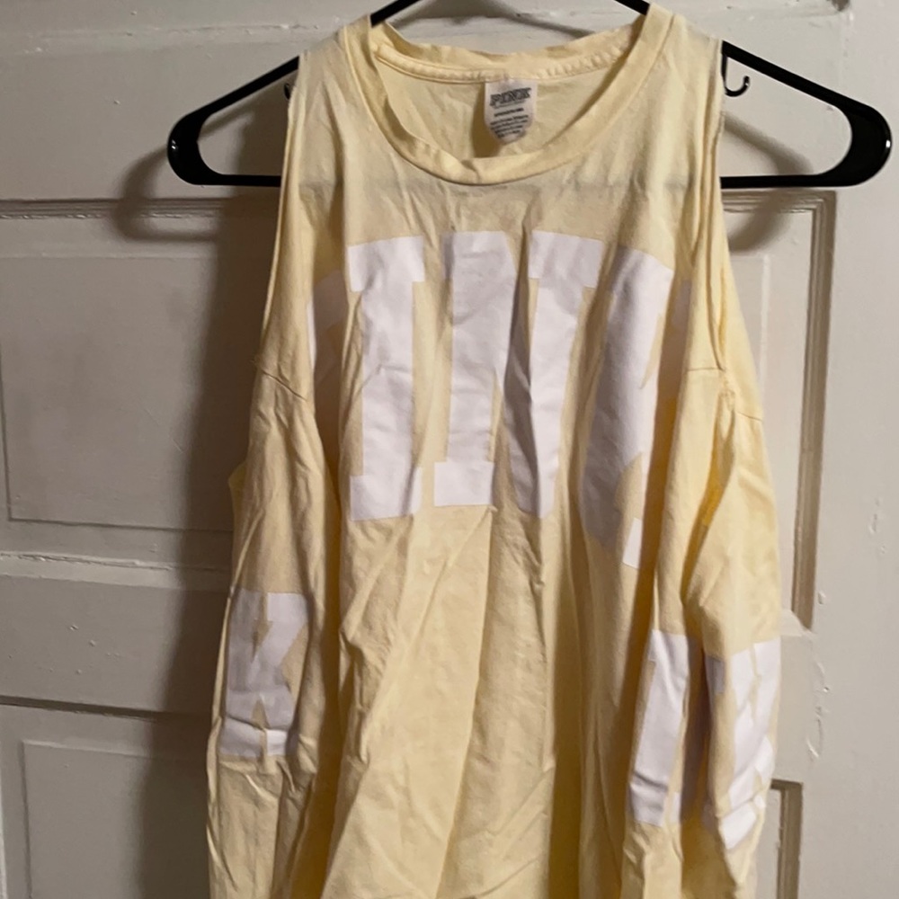 Oversized long sleeve off shoulder tee